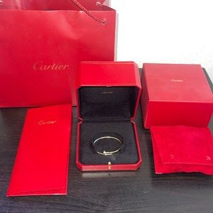 CARTIER JUSTE UN CLOU BRACELET, SMALL MODEL SIZE 15